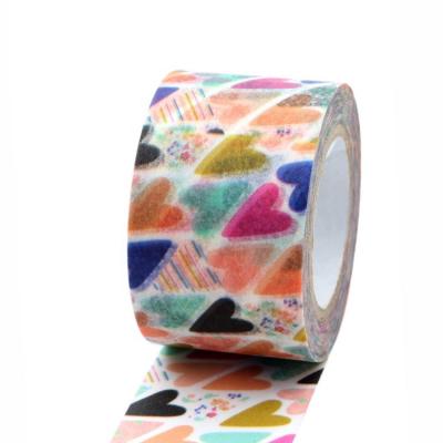 China Waterproof washitape custom printed waterproof japanese paper tape for DIY craft cartoon design washi tape for sale