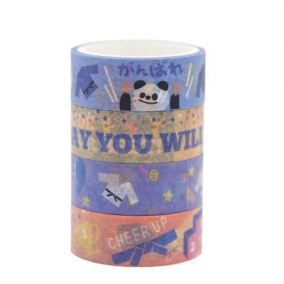 China Bulk Manufacturer Waterproof Washi Tape Custom Decorative Adhesive Tape For Kids Craft for sale