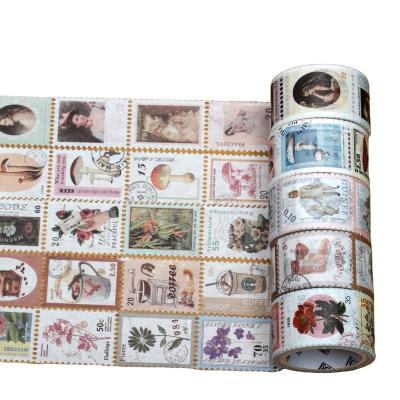 China Custom printed antique washi tape waterproof washi tape for handCraft decoration stamps for sale