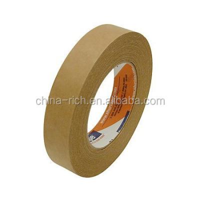 China Waterproof Dark Brown Kraft Paper Tape Gummed Tape For Packaging for sale