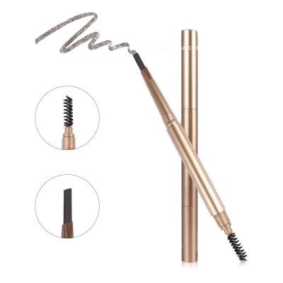 China Wholesale Waterproof Makeup Private Label Eyebrow Waterproof Automatic Eyebrow Pencil With Brush for sale