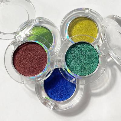 China douchrome makeup eyeshadow private label glitter eyeshadow loose powder single eye shadow wholesale waterproof high quality for sale