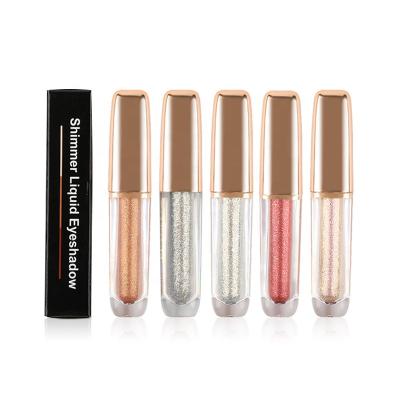 China Waterproof Wholesale Liquid Eyeshadow With Private Label Eye Shadow Low MOQ Single Shimmer Liquid Eyeshadow for sale