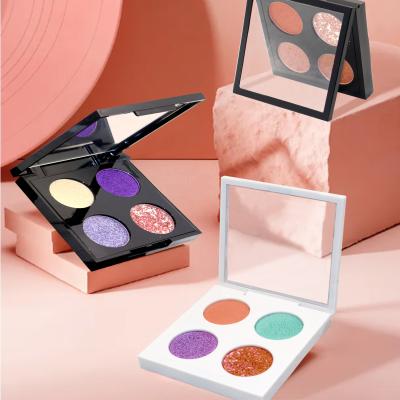 China Logo Makeup Eyeshadow Packaging Container Custom 26mm Waterproof Printed Empty Makeup Eyeshadow Palette for sale