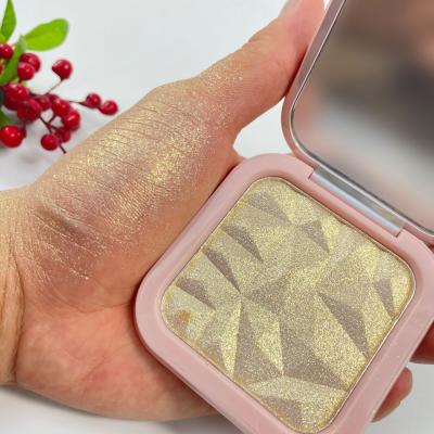 China Custom Makeup Dye Waterproof Makeup Dye Private Label Shimmer Bar Makeup Palette Highlighter Palette Cosmetics for sale