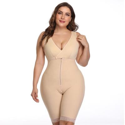 China Plus Size Antibacterial One Piece Hips Tight Fit Body Fat Woman Plus Size Corset Ladies Body Shaping for sale