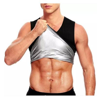 China Popular Amazon Style Windproof Tank Top Slimming Waist Trainer Body Shaper Mens Sweat Suits for sale