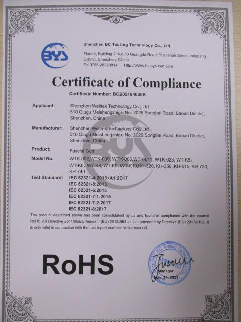 RoHS - Shenzhen Welltek Technology Co., Ltd.