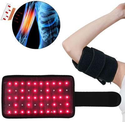 China Warm Breathable Arm Soft Knee Cotton Therapy Body Slimming Wearable 660nm 850nm LED Light Therapy Knee Infrared Red Belt For Pain Relief for sale