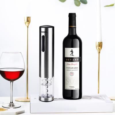 China DEKOhm and usb electronic luxury electric cork automatic rechargeable wine red screw custom logo cork opener for sale