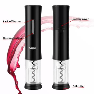 China Powered by cost-effective 4 AA alkaline batteries (batteries not included) Dekohm ABS housing by injection molding glossy surface wine opener with smooth knob for sale