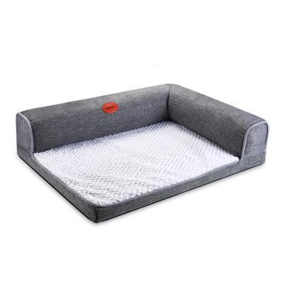 China Wholesale Custom Premium Waterproof Washable Soft L Shape Sleep Dog Dekohm Puppy Cat Sofa Bed for sale