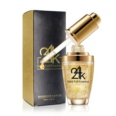 China 24k Gold Skin Care Anti Whitening Serum Hyaluronic Acid Wrinkle Acne Face Bleaching for sale