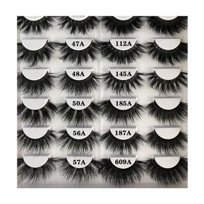 China Wholesale Good Quality Effect Quality Dramatic Fluffy Natural Lashes Wholesale 25mm Mink Eyelash Seller Style Mink Eyelashes 3D False Eyelashes for sale