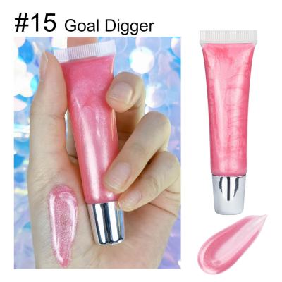 China Waterproof No Wear Mattel Logo Blend Glitter Lip Gloss Liquid Lipstick Vegan Long Lasting Waterproof Gloss Lip Gloss for sale