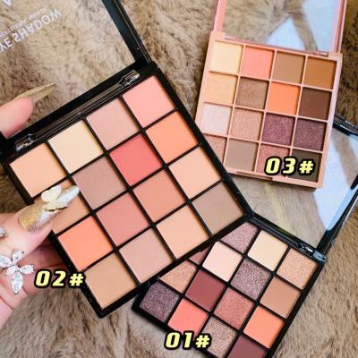 China OEM High Quality Waterproof Eyeshadow Palette Dye Customization Eyeshadow 16 Colors Eyeshadow Palette Makeup Private Label Cosmetics for sale