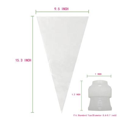 China Amazon Hot Selling Disposable Cupcake Decorating Bags Disposable Pastry Bag Piping Bag Cake Icing Decoration for sale