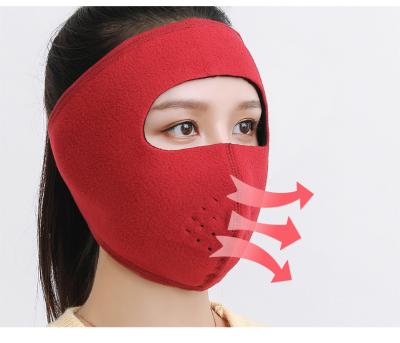 China Wholesale Warm Winter Sports Windproof Cycling Face Mask For Motorcycle Bicycle Bike, Full Face Riding Cover With Earmuff For Adults for sale