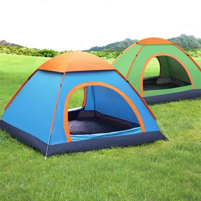 China Portable Automatic Rainproof Folding Protection Sun Tent Pop Space Family Camping Tent 3-4 Person Large for sale