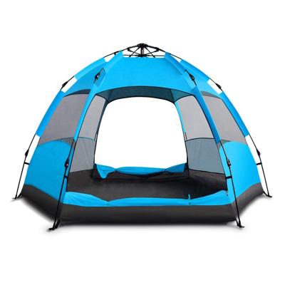 China Large Portable Outdoor 3-4 Person Dome Pop Up Family Tent Waterproof Instant Rise Tents For 2 Camping 4 Door Window for sale