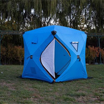 China Large Space High Quality Windproof Camping Tent For Outdoor Camping Fishing Winter Ice Fishing Ice Shelter Tent for sale