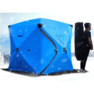 China Large Space Hot Sale Icefishing Tent Insulated Outdoor Winter Ice Fishing Carp Bivvy Tent Fishing Tent for sale