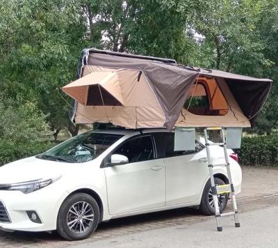 China Camouflage/Field ABS Car Rooftop Hard Top Tent Foldable Camping Shell Truck Roof Top Tent For Glamping for sale