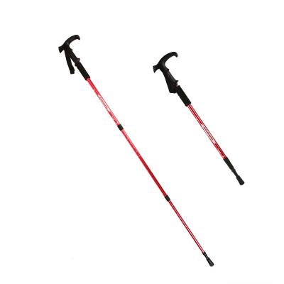 China Outdoor Camping Hiking 3 Section Travel Folding Hiking Poles High Strength Ultralight Trekking Poles Tips for sale