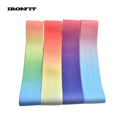 China Gradient Color Anti-Slip Fitness Exercise Cloth Hip Band Set Of 3 for sale