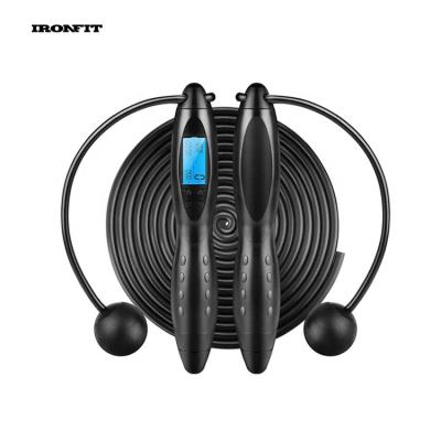 China Adjustable Rope Length/PVC Digital Dual Function Adjustable Smart Wireless Jump Rope for sale