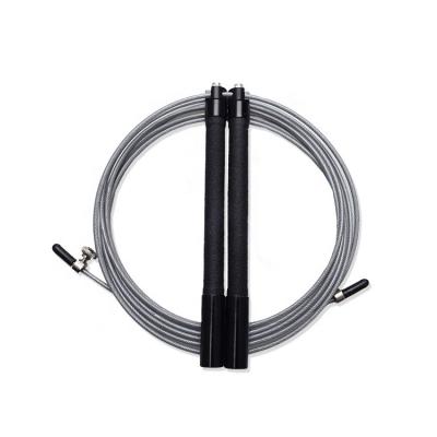 China Aluminum Alloy Custom Logo PVC Coated Speed ​​Adjustable Aluminum Jump Rope for sale