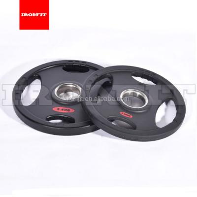 China Commercial Use Wholesale 4 Holes CPU Gym Barbell Weight Plate for sale