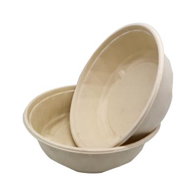 China 12oz 16oz 24oz 32oz Eco-friendly100% Recyclable Paper Salad Bowl Disposable Bowl With Separated Lid for sale