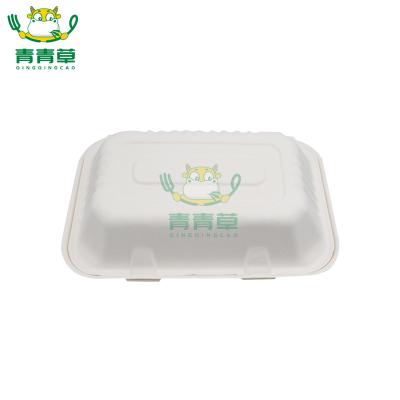 China Eco Friendly Environmentally Friendly Disposable Composable Clamshell Eco Friendly Packing Box for sale