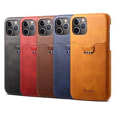 China Wholesale High Quality Luxury Leather Card-Insert Phone Case For iphone 11 xs pro Max PCK1911-11 for sale