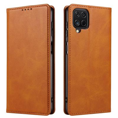 China Factory Wholesale Fancy Flip Pu Leather Mobile Phone Case Shockproof Back Cover For Samsung Galaxy A12 A32 A52 Shockproof Cases for sale