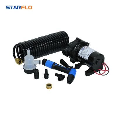 China STARFLO 20LPM 70PSI Deck Wash Down Wash & Clean Kits Up Down Marine Water Wash Down Pump For Sea Water for sale