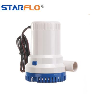 China STARFLO 1500GPH DC 12v Rule Automatic Kayak Marine Bilge Pump Marine Float Submersible Bilge Pump For Swimming Pool for sale