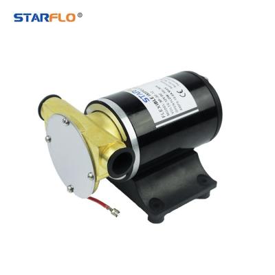 China STARFLO 12v 24v 32LPM flexible water pump impeller boat bomba de impulsor marine double impeller sea water for sale