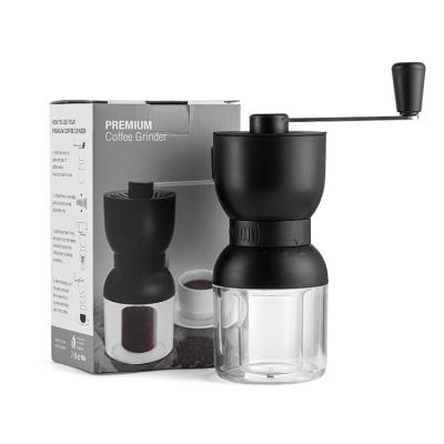 China WITH LID Factory Wholesale Manual Burr Conical Espresso Coffee Grinder Spice Grinder for sale