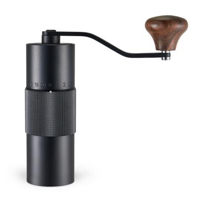 China New Outdoor Design Mini Manual Stainless Steel Burrs Crank Conical Coffee Grinder for sale