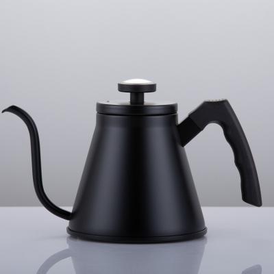 China Sustainable New Design Stainless Steel Goose Neck Drip Coffee Kettle Pour Over Coffee Pot With Thermometer for sale