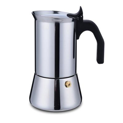 China High Quality Sustainable Stainless Steel Stove Mocha Pot Espresso Top Coffee Maker for sale