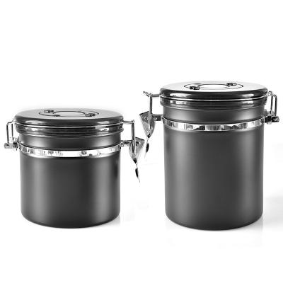 China Wholesale High Quality Traditional Stainless Steel Sugar Coffee Bean Airtight Canister for sale