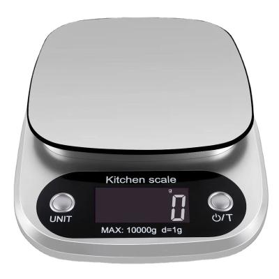 China With Scale Tray Amazon Hotsale ABS Kitchen Scale Digital Long Life Measuring LCD Display 2023 for sale