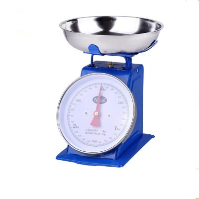 China With Scale Tray Original New Accurate Weighing Iron 201 Stainless Steel Minimalism Spring Kitchen Bowl Effectively Measures Concise Measurement for sale