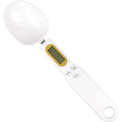 China New Arrival Weight Measure Cooking Tool 300g Minimalism Digital Kitchen Food Spoon Weight Scale Power Cooking Measure ABS Spoon Scales for sale