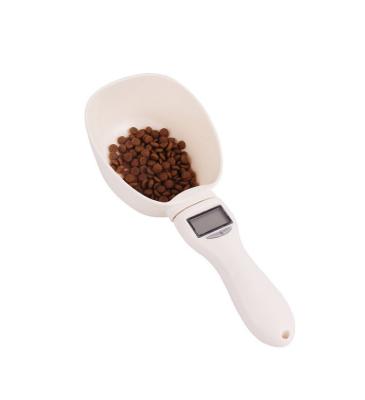 China High Quality 800g Weight Cooking Cooking Tool Measuring Multiple Units Cat Dog Food Spoon Weight Pet Measures Power ABS Spoon Scales for sale