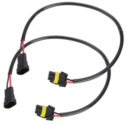 China Converter Cable Plug Wire Arm H11 Male Female 9006 Headlight HB4 9012 9006XS Fog Light Conversion Adapter Connector Cables for sale