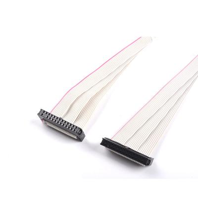 China COMPUTER Cable 1.27mm Gray Ribbon Cable Harness Assembly 2651 IDC Process 2.54 IDC Different Pins Customized Wiring for sale